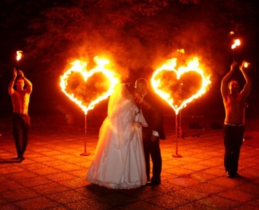 Flammenherzen in Berlin Feuerherzen in Berlin