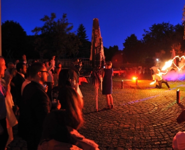 Feuerkünstler zur Hochzeit Berlin Hochzeitsprogramm Berlin
